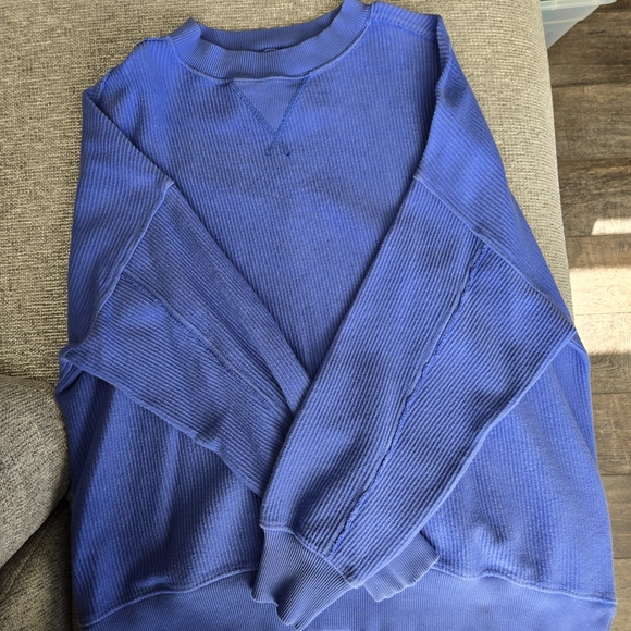 aerie Tops - Aerie Big Chill Textured Crew Sweatshirt